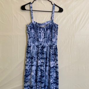 Bobbie Brooks Maxi Dress Tie Dye Sun Dress